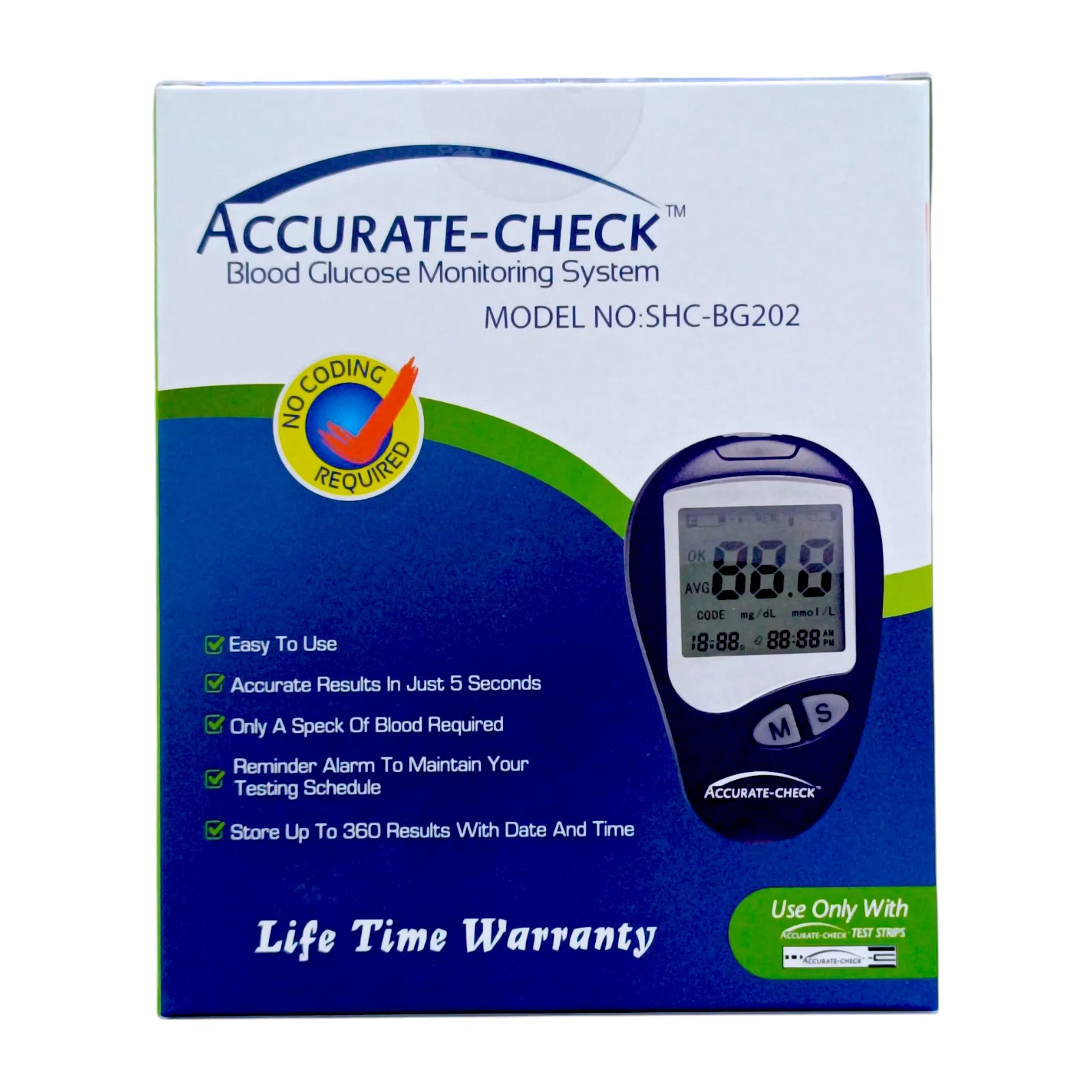 Accurate-Check SHC-BG202 Blood Glucose Monitoring System