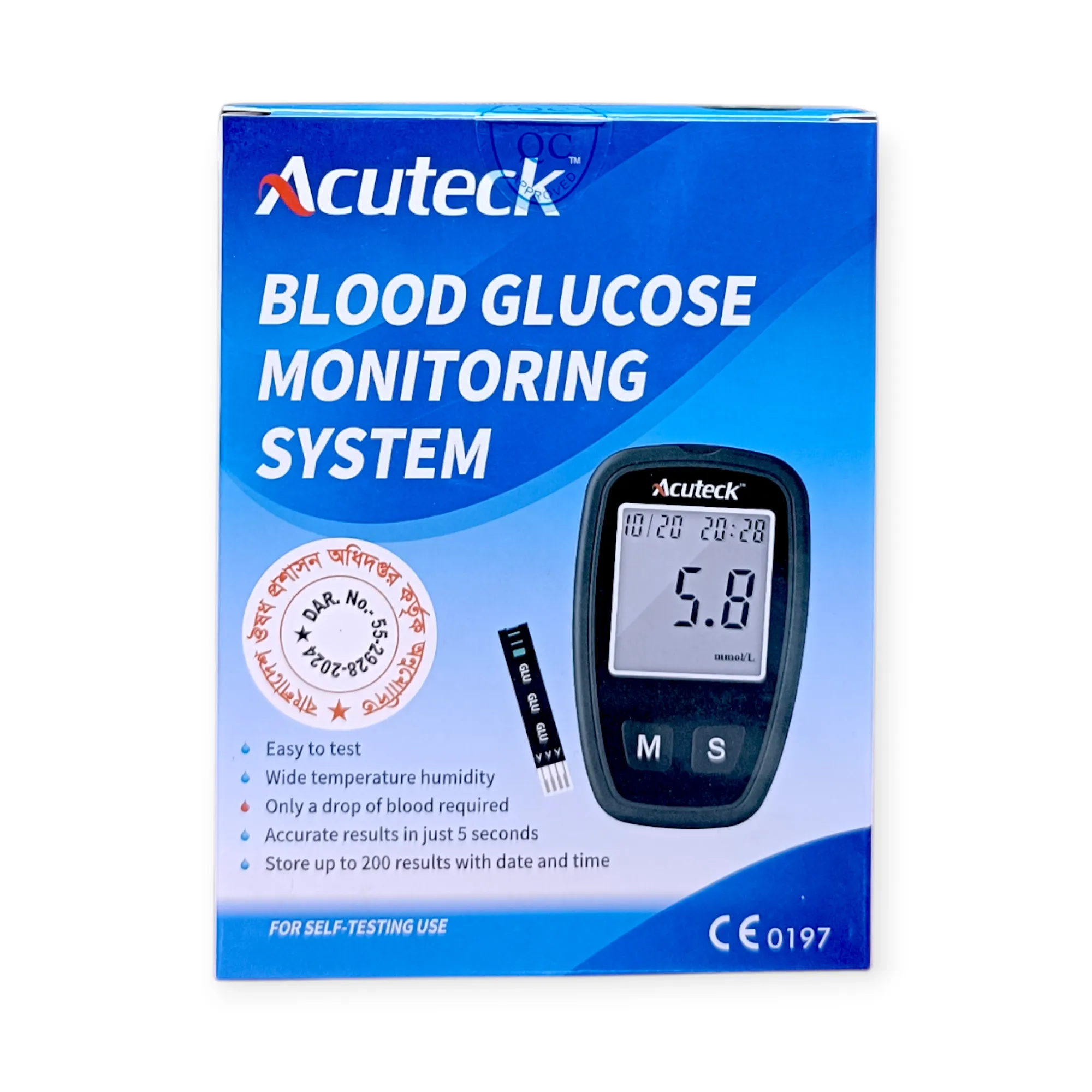 Acuteck Blood Glucose Monitoring System