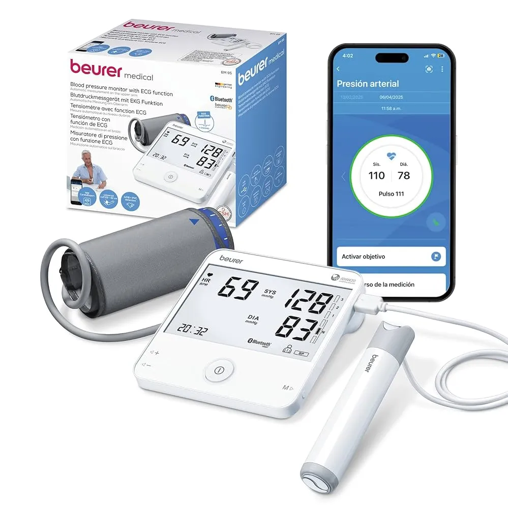 Beurer BM 95 Upper Arm Blood Pressure Monitor with ECG